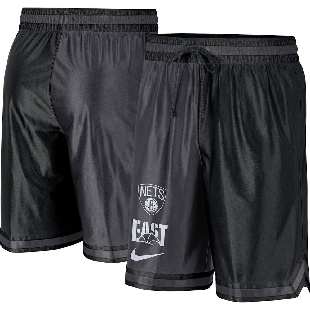 Brooklyn Nets Courtside Versus Force Split DNA Performance Shorts Black/Anthracite - Nike