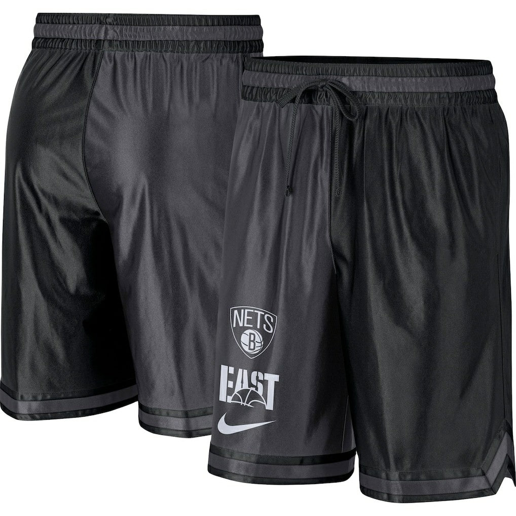 Brooklyn Nets Courtside Versus Force Split DNA Performance Shorts Black/Anthracite - Nike