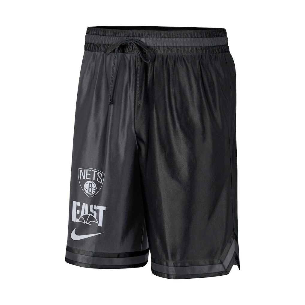 Brooklyn Nets Courtside Versus Force Split DNA Performance Shorts Black/Anthracite - Nike
