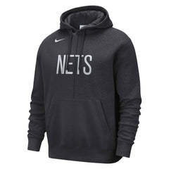 Brooklyn Nets Courtside Versus Stitch Split Pullover Hoodie Anthracite - Nike