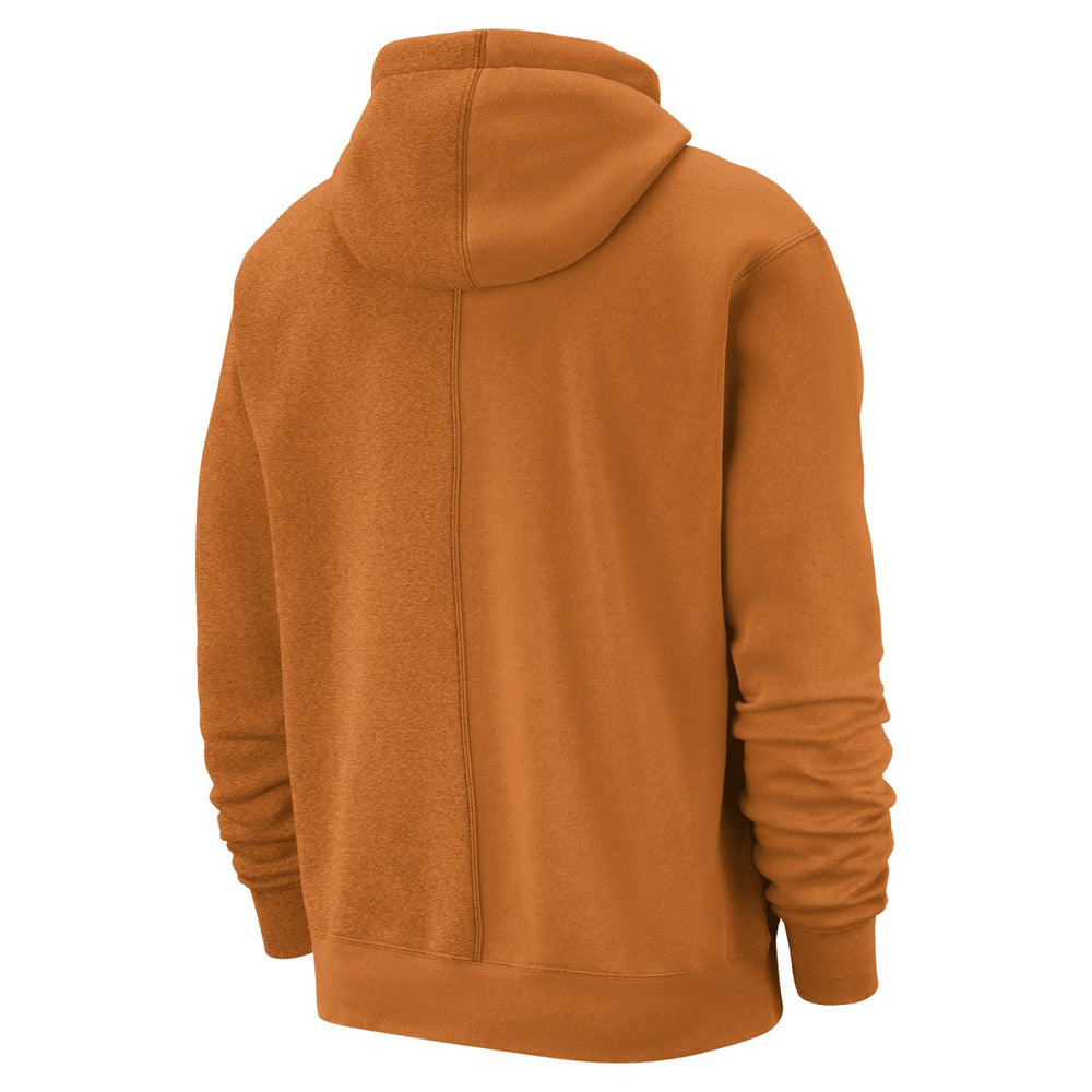 Phoenix Suns Courtside Versus Stitch Split Pullover Hoodie Orange - Nike
