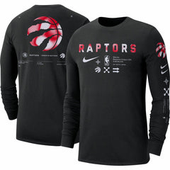 Toronto Raptors Essential Air Traffic Control Long Sleeve T-Shirt Black - Nike
