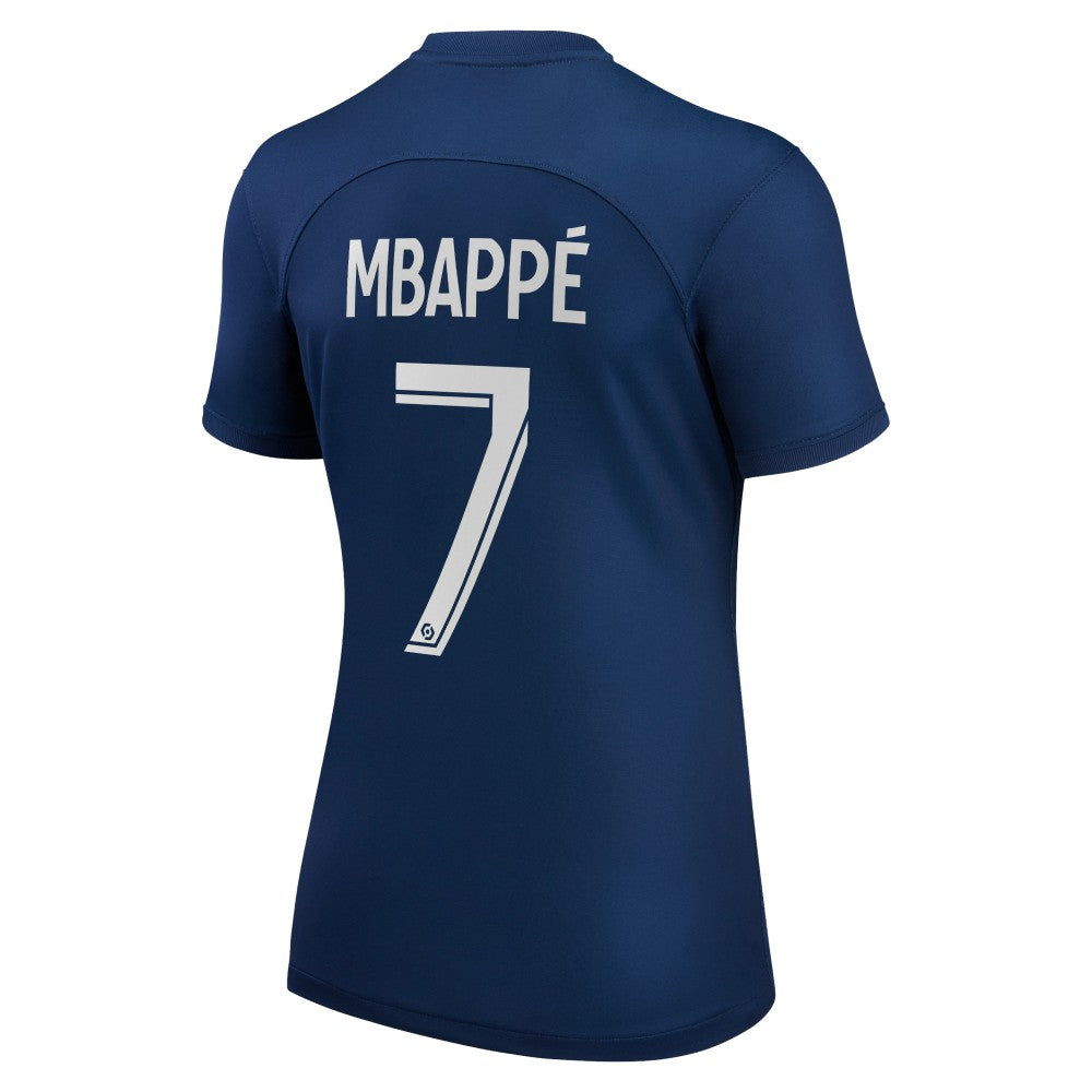 Kylian Mbappé Paris Saint-Germain Women's 2022/23 Home Replica Player Jersey Blue - Nike cheap