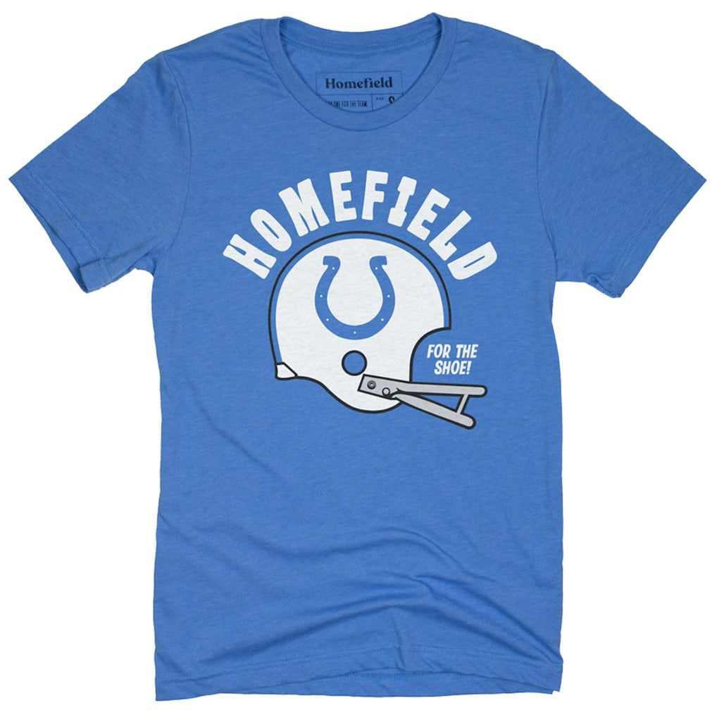 Indianapolis Colts Homefield Helmet T-shirt - Royal T-shirts