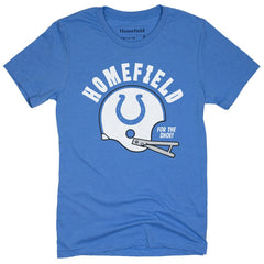 Indianapolis Colts Homefield Helmet T-shirt - Royal T-shirts