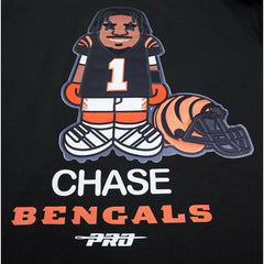 Ja'Marr Chase Cincinnati Bengals Pro Standard Player Avatar Graphic T-Shirt - Black T-shirts