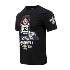 Tyrann Mathieu New Orleans Saints Pro Standard Player Avatar Graphic T-Shirt - Black T-shirts