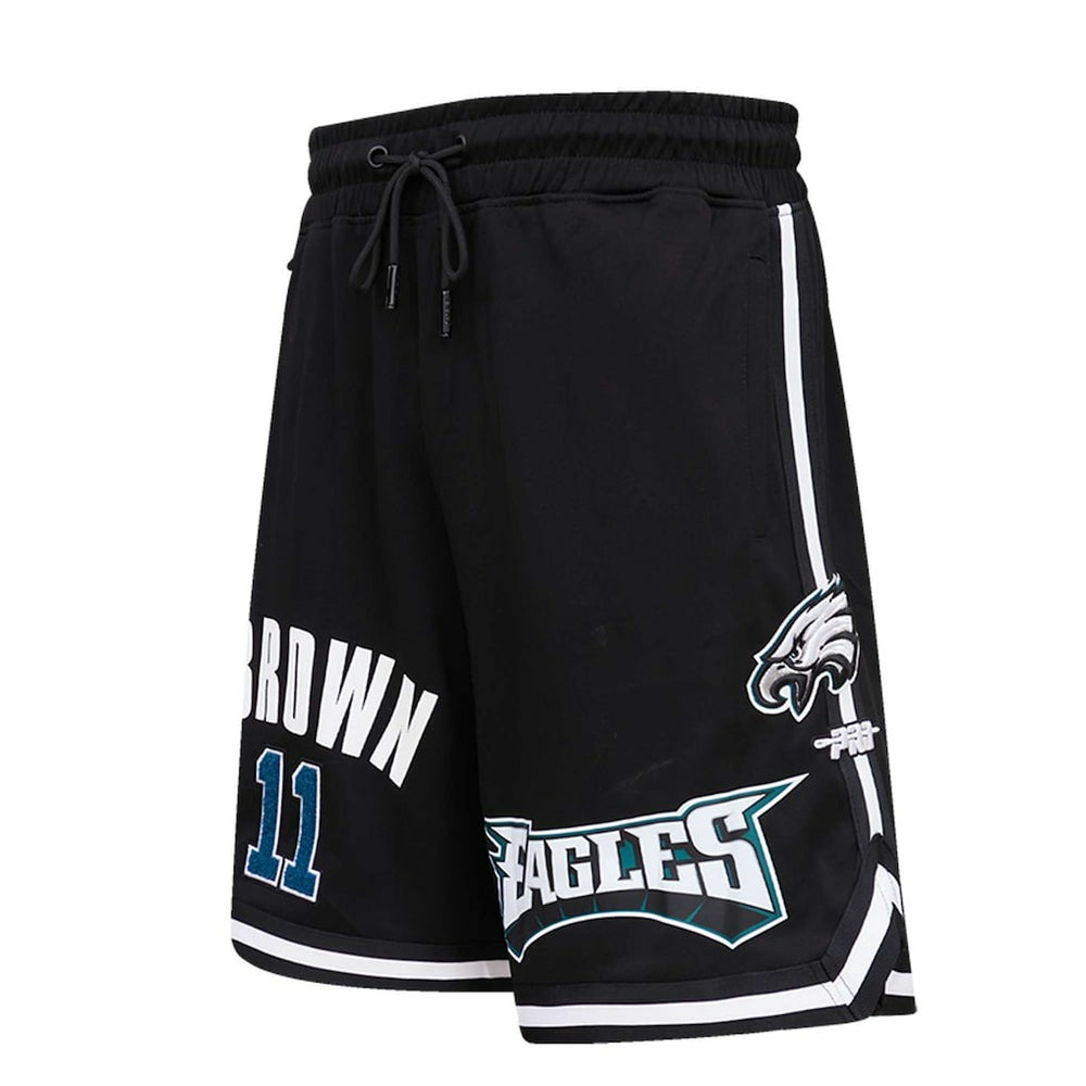 A.J. Brown Philadelphia Eagles Pro Standard Player Name & Number Shorts - Black Shorts