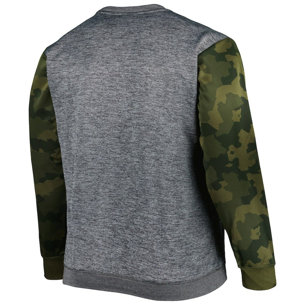 Philadelphia 76ers Big & Tall Camo Stitched Sweatshirt Heather Charcoal - Fanatics outlet