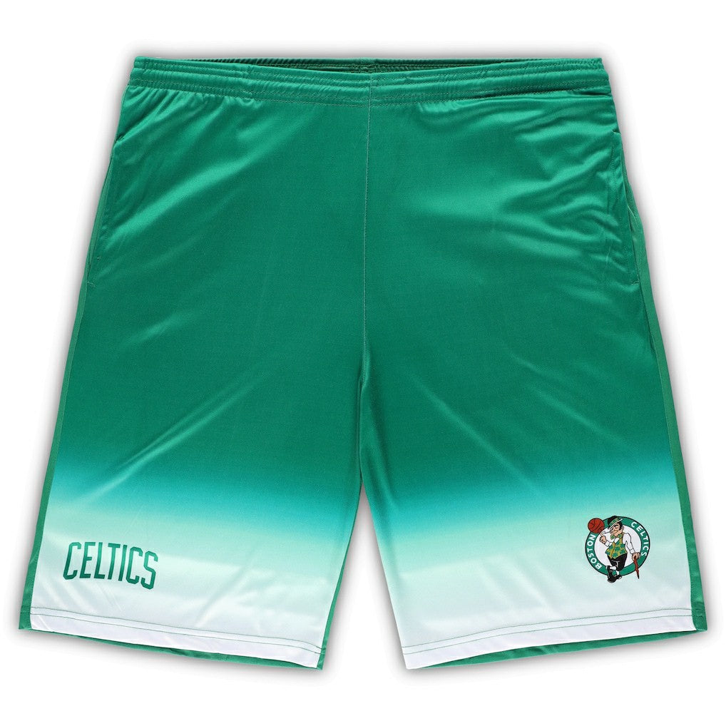 Boston Celtics Big & Tall Fadeaway Shorts Kelly Green - Fanatics
