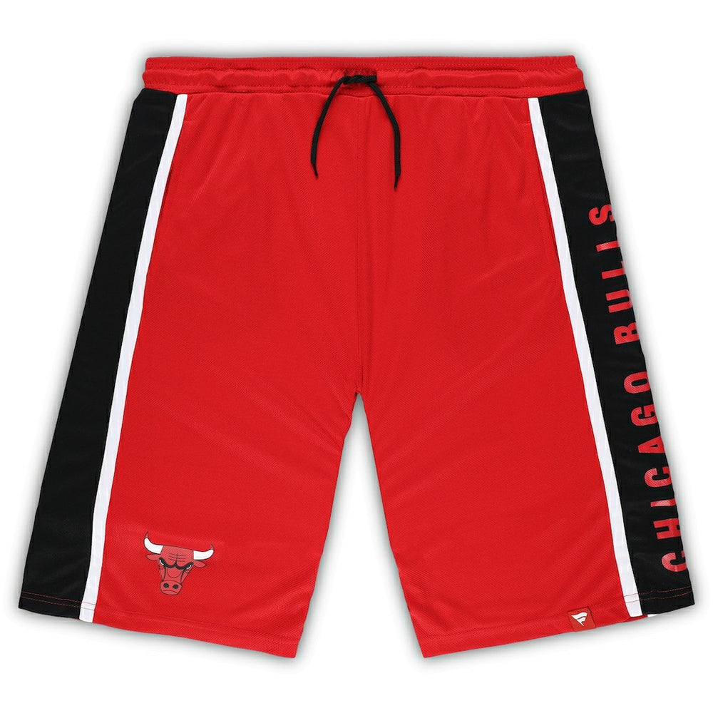 Chicago Bulls Big & Tall Referee Iconic Mesh Shorts Red - Fanatics