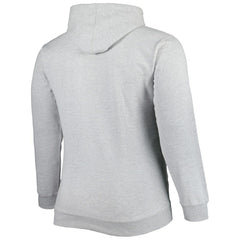Philadelphia 76ers Big & Tall Wordmark Pullover Hoodie Heather Gray - Fanatics