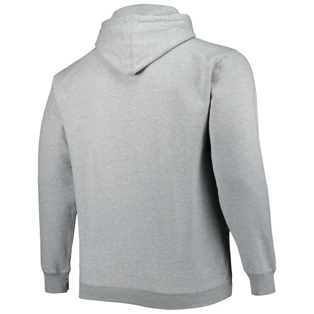 Atlanta Hawks Big & Tall Wordmark Pullover Hoodie Heather Gray - Fanatics outlet