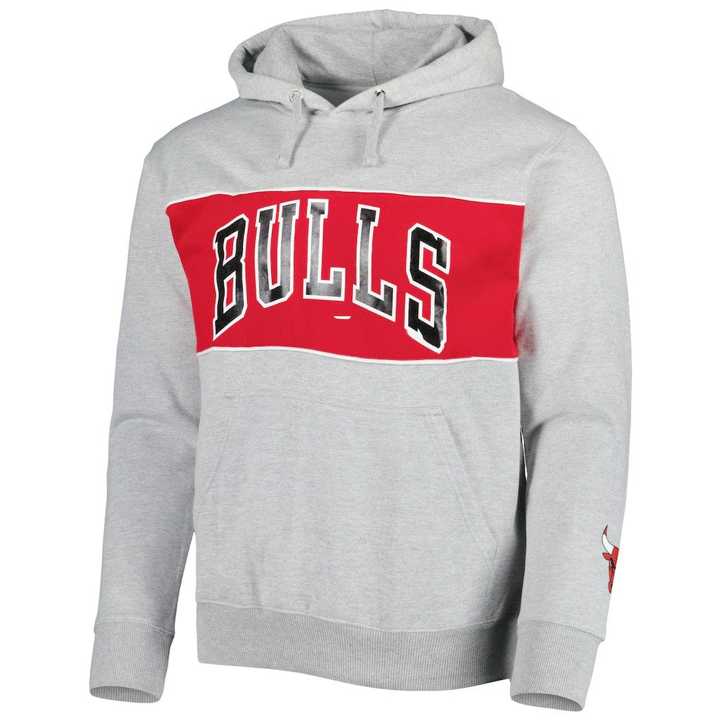 Chicago Bulls Wordmark French Terry Pullover Hoodie Heather Gray - Fanatics outlet