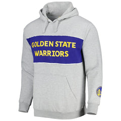 Golden State Warriors Wordmark French Terry Pullover Hoodie Heather Gray - Fanatics
