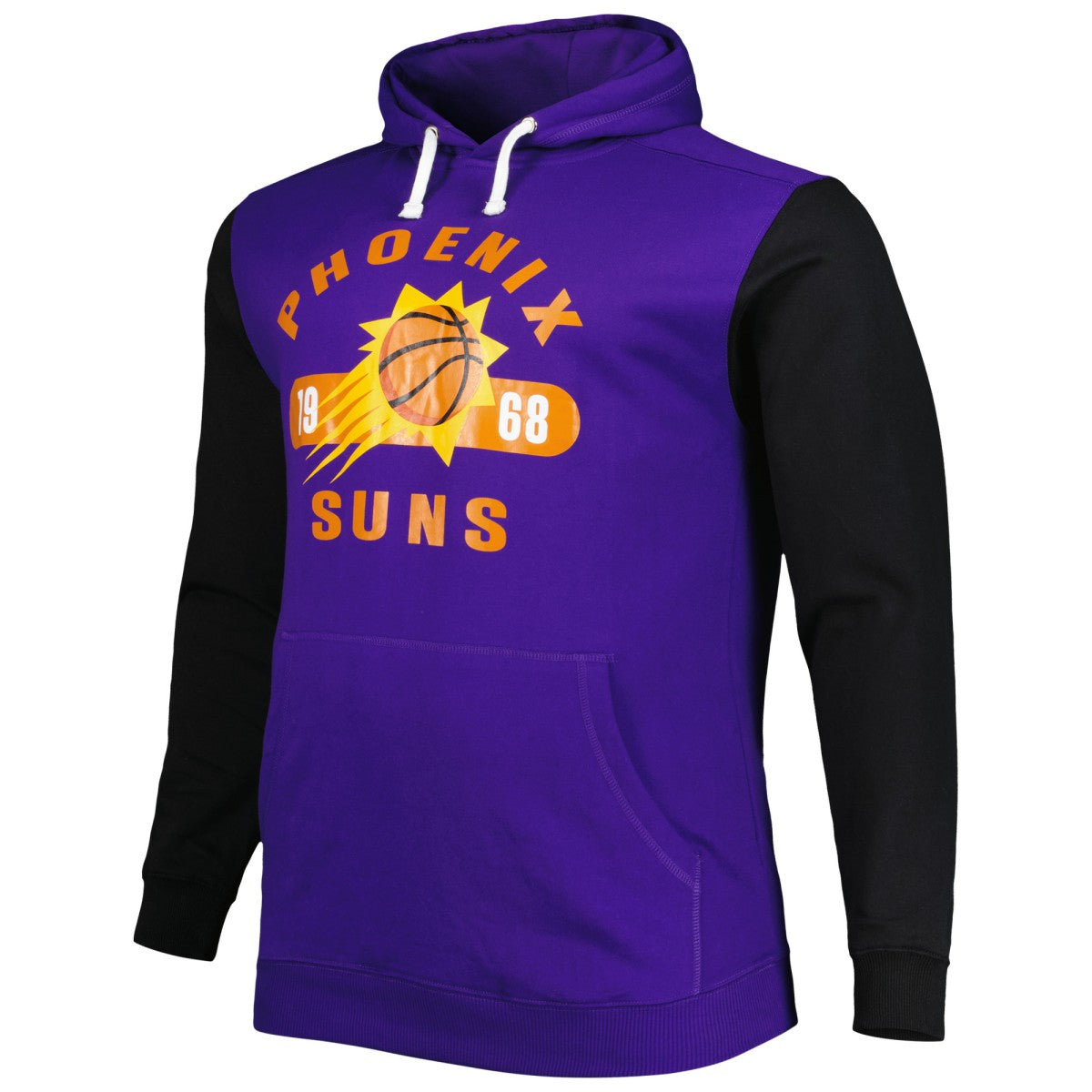 Phoenix Suns Big & Tall Bold Attack Pullover Hoodie Purple/Black - Fanatics