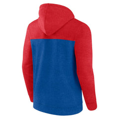 Philadelphia 76ers Big & Tall Down and Distance Full-Zip Hoodie Royal/Red - Fanatics outlet