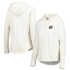 Las Vegas Raiders Women's Ashby Isles Jersey Pullover Hoodie - Cream Jerseys