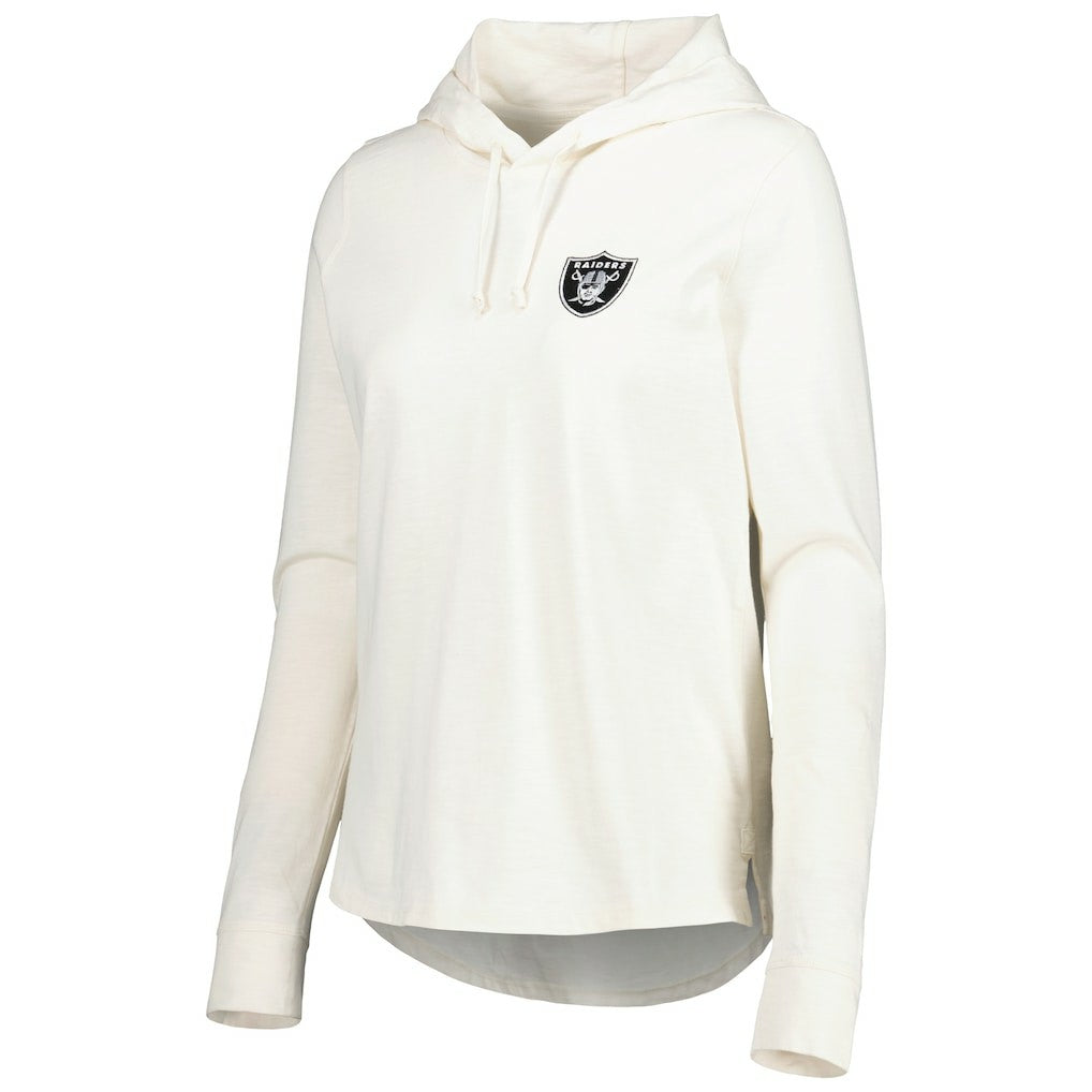 Las Vegas Raiders Women's Ashby Isles Jersey Pullover Hoodie - Cream Jerseys