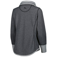 Cleveland Browns Women's Sport Sun Fade Full-Zip Sweatshirt - Heathered Black Sweatshirts
