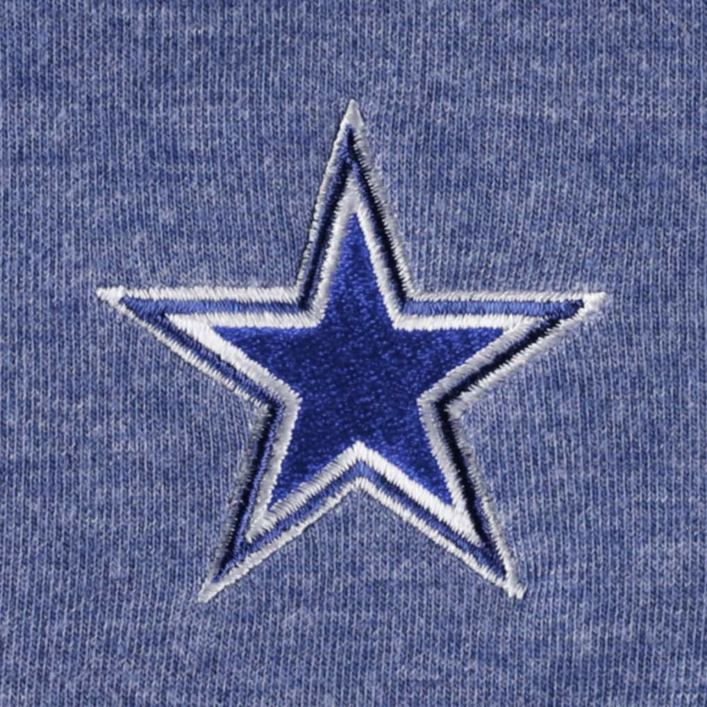 Dallas Cowboys Women's Sport Sun Fade Full-Zip Sweatshirt - Heathered Navy Sweatshirts