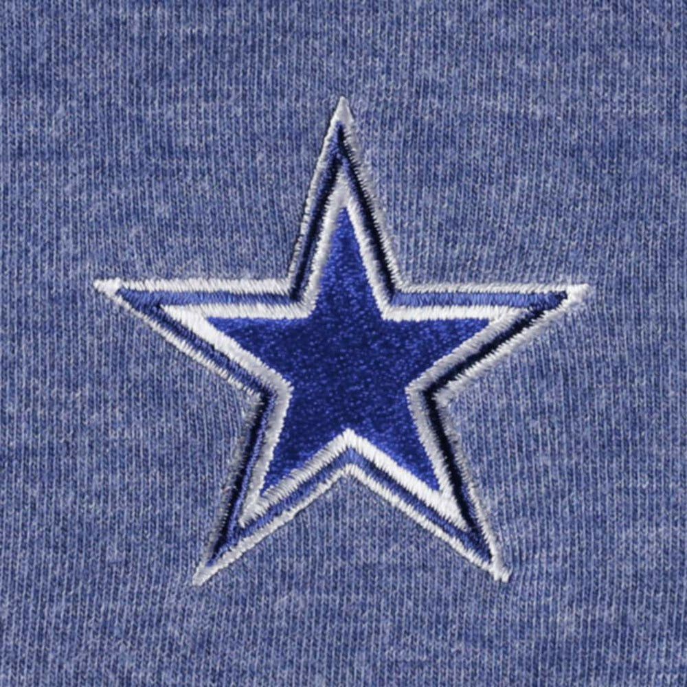 Dallas Cowboys Women's Sport Sun Fade Full-Zip Sweatshirt - Heathered Navy Sweatshirts