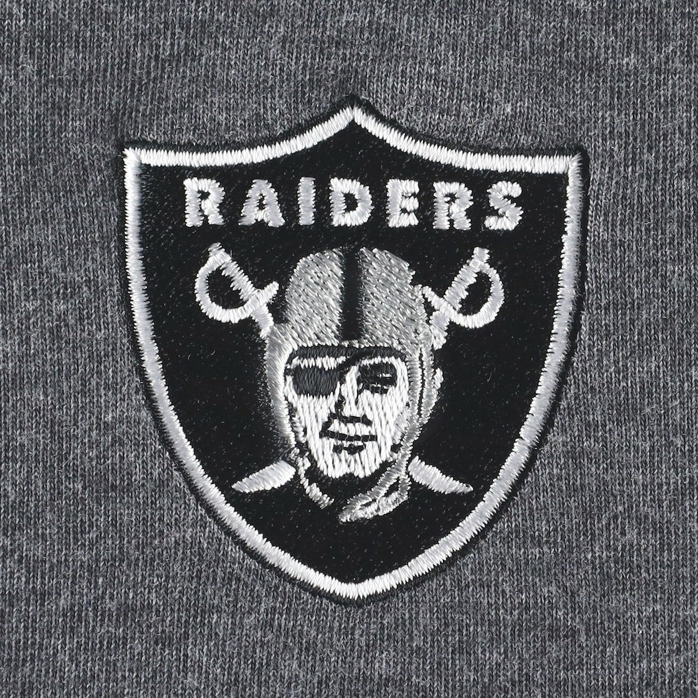 Las Vegas Raiders Women's Sport Sun Fade Full-Zip Sweatshirt - Heathered Black Sweatshirts