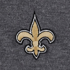 New Orleans Saints Women's Sport Sun Fade Full-Zip Sweatshirt - Heathered Black Sweatshirts
