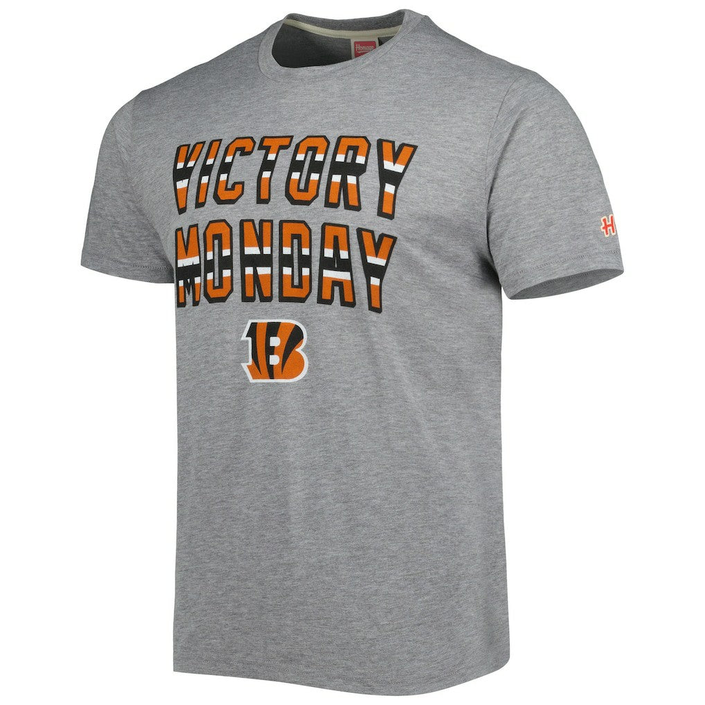 Cincinnati Bengals Homage Victory Monday Tri-Blend T-Shirt - Gray T-shirts