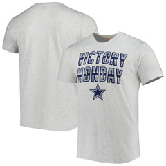 Dallas Cowboys Homage Victory Monday Tri-Blend T-Shirt - Ash T-shirts