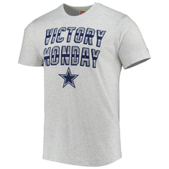 Dallas Cowboys Homage Victory Monday Tri-Blend T-Shirt - Ash T-shirts