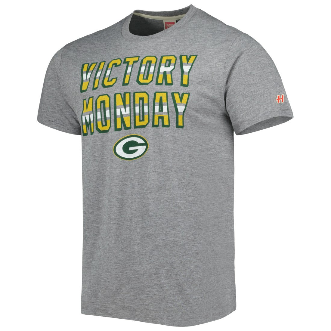 Green Bay Packers Homage Victory Monday Tri-Blend T-Shirt - Gray T-shirts