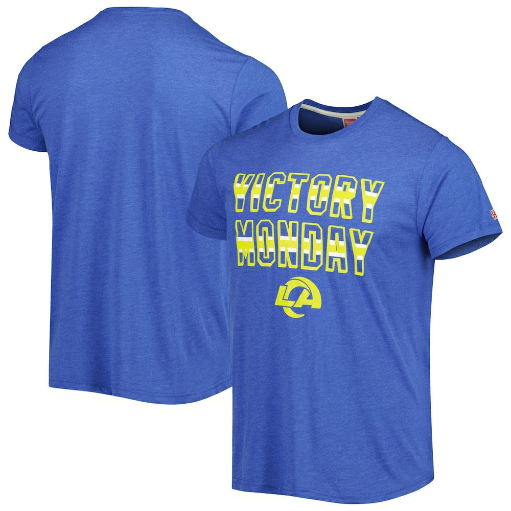 Los Angeles Rams Homage Victory Monday Tri-Blend T-Shirt - Royal T-shirts