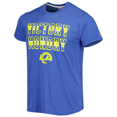 Los Angeles Rams Homage Victory Monday Tri-Blend T-Shirt - Royal T-shirts