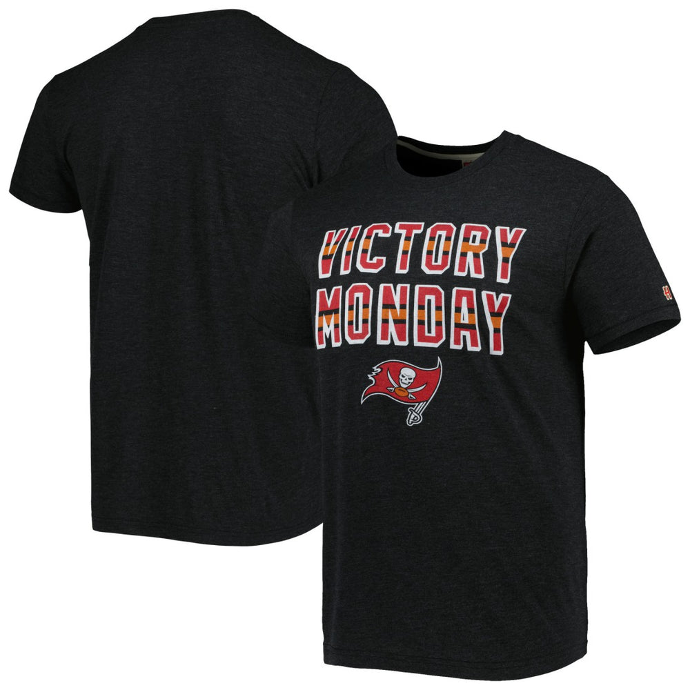 Tampa Bay Buccaneers Homage Victory Monday Tri-Blend T-Shirt - Black T-shirts