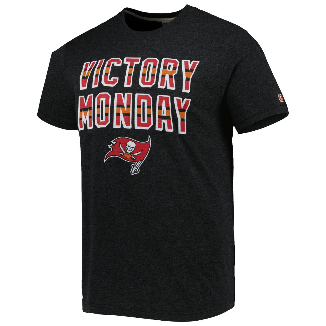 Tampa Bay Buccaneers Homage Victory Monday Tri-Blend T-Shirt - Black T-shirts