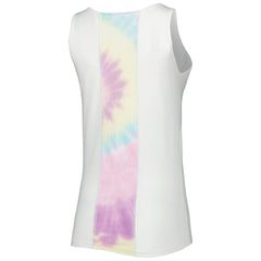 Chicago Cubs Refried Apparel Women's Tie-Dye Tank Top - White Tanks