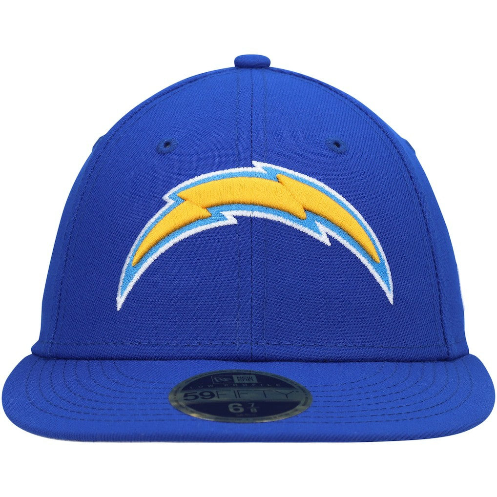 Los Angeles Chargers New Era Logo Omaha Low Profile 59FIFTY Fitted Hat - Royal Hats