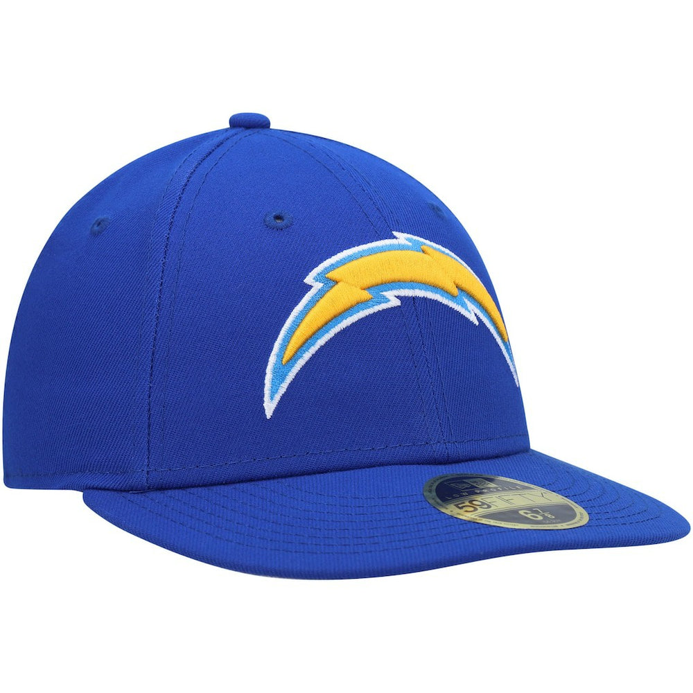 Los Angeles Chargers New Era Logo Omaha Low Profile 59FIFTY Fitted Hat - Royal Hats