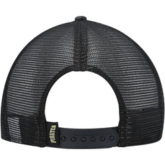 Pittsburgh Pirates New Era Repeat A-Frame 9FIFTY Trucker Snapback Hat - Black Hats
