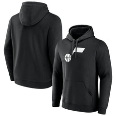 Utah Jazz Primary Logo Pullover Hoodie Black outlet