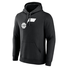 Utah Jazz Primary Logo Pullover Hoodie Black outlet