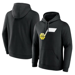 Utah Jazz Gradient Logo Pullover Hoodie Black
