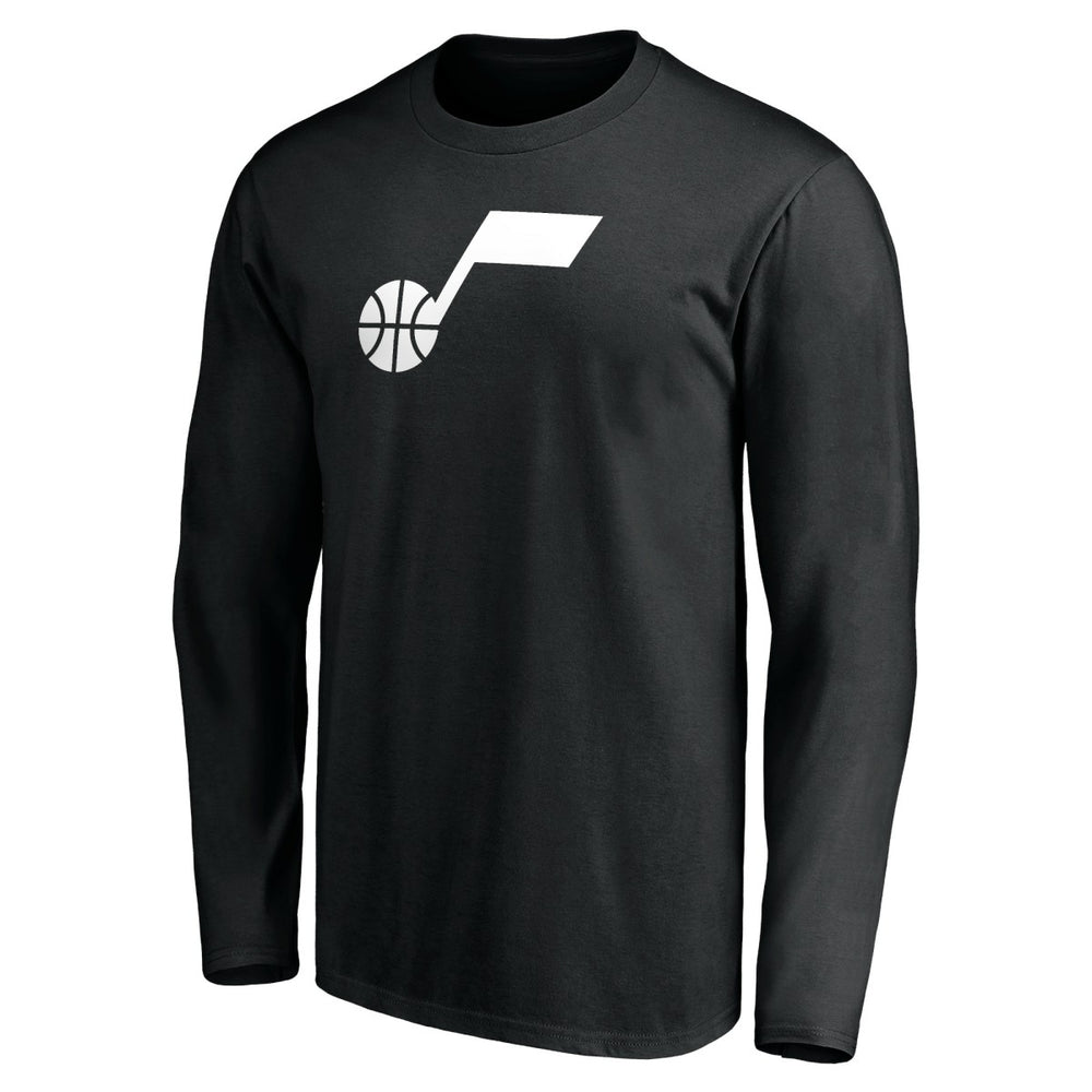 Utah Jazz Primary Logo Team Long Sleeve T-Shirt Black
