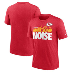 Kansas City Chiefs Local Tri-Blend T-Shirt - Heathered Red T-shirts
