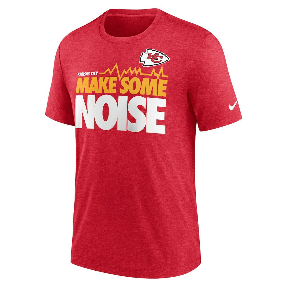 Kansas City Chiefs Local Tri-Blend T-Shirt - Heathered Red T-shirts