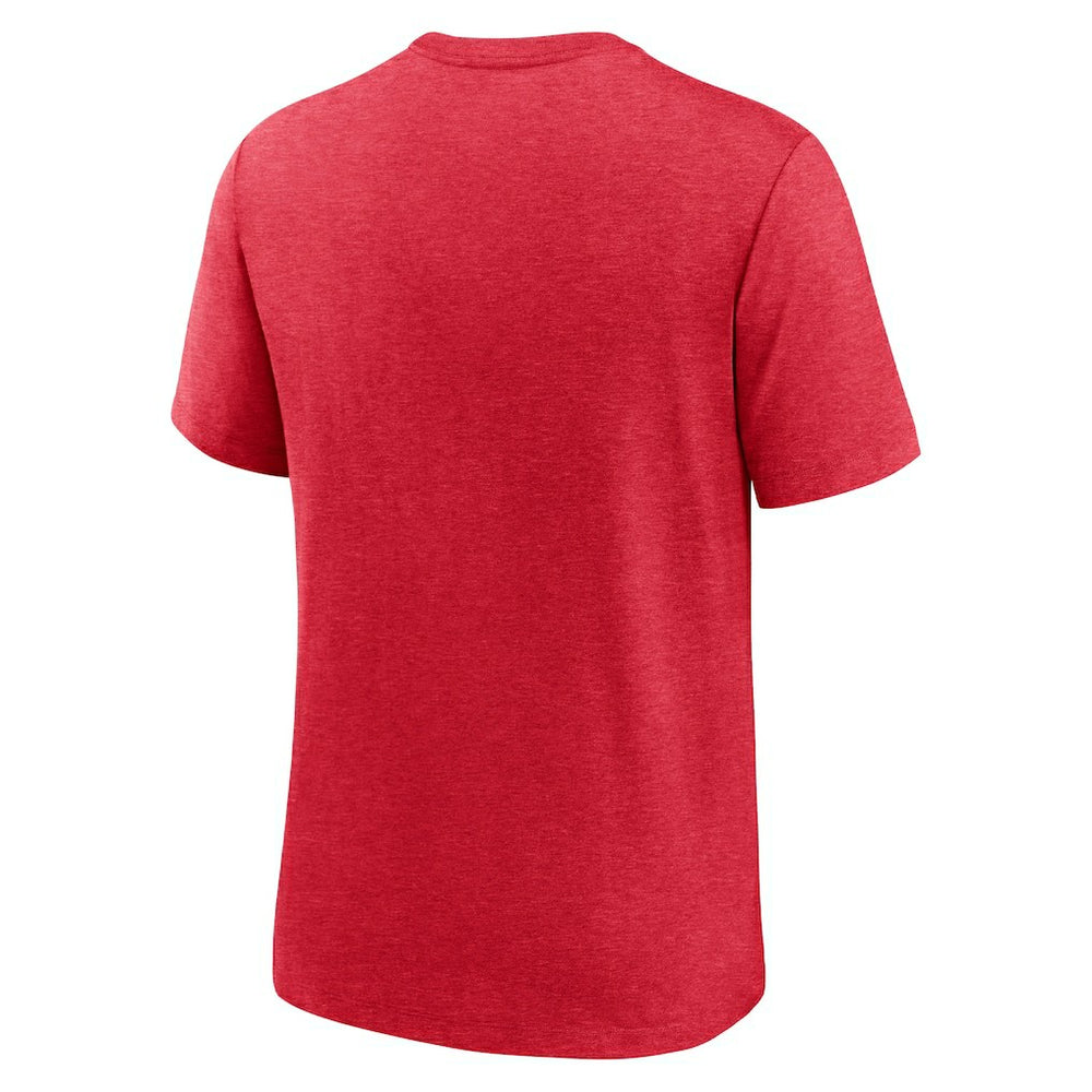 Kansas City Chiefs Local Tri-Blend T-Shirt - Heathered Red T-shirts