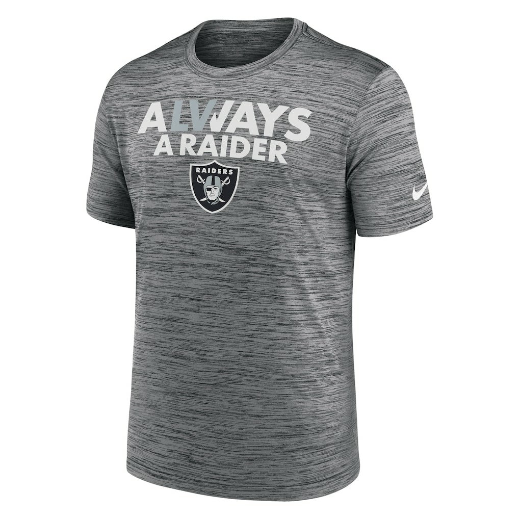 Las Vegas Raiders Local Velocity T-Shirt - Anthracite T-shirts