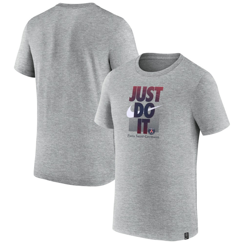 Paris Saint-Germain Just Do It T-Shirt Gray - Nike on sale