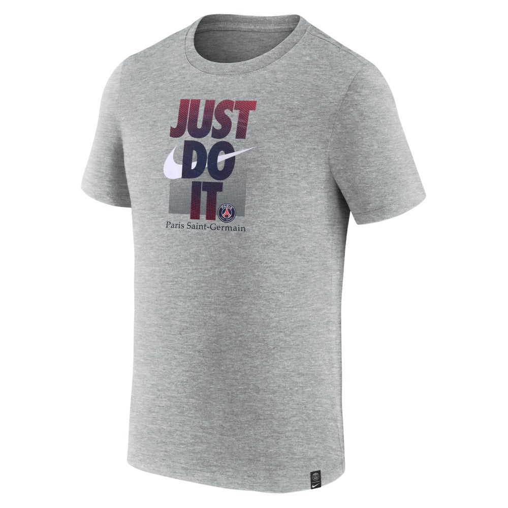 Paris Saint-Germain Just Do It T-Shirt Gray - Nike on sale